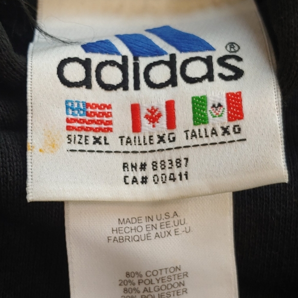 Adidas hooded with front pocket. New without tags. - Picture 3 of 4